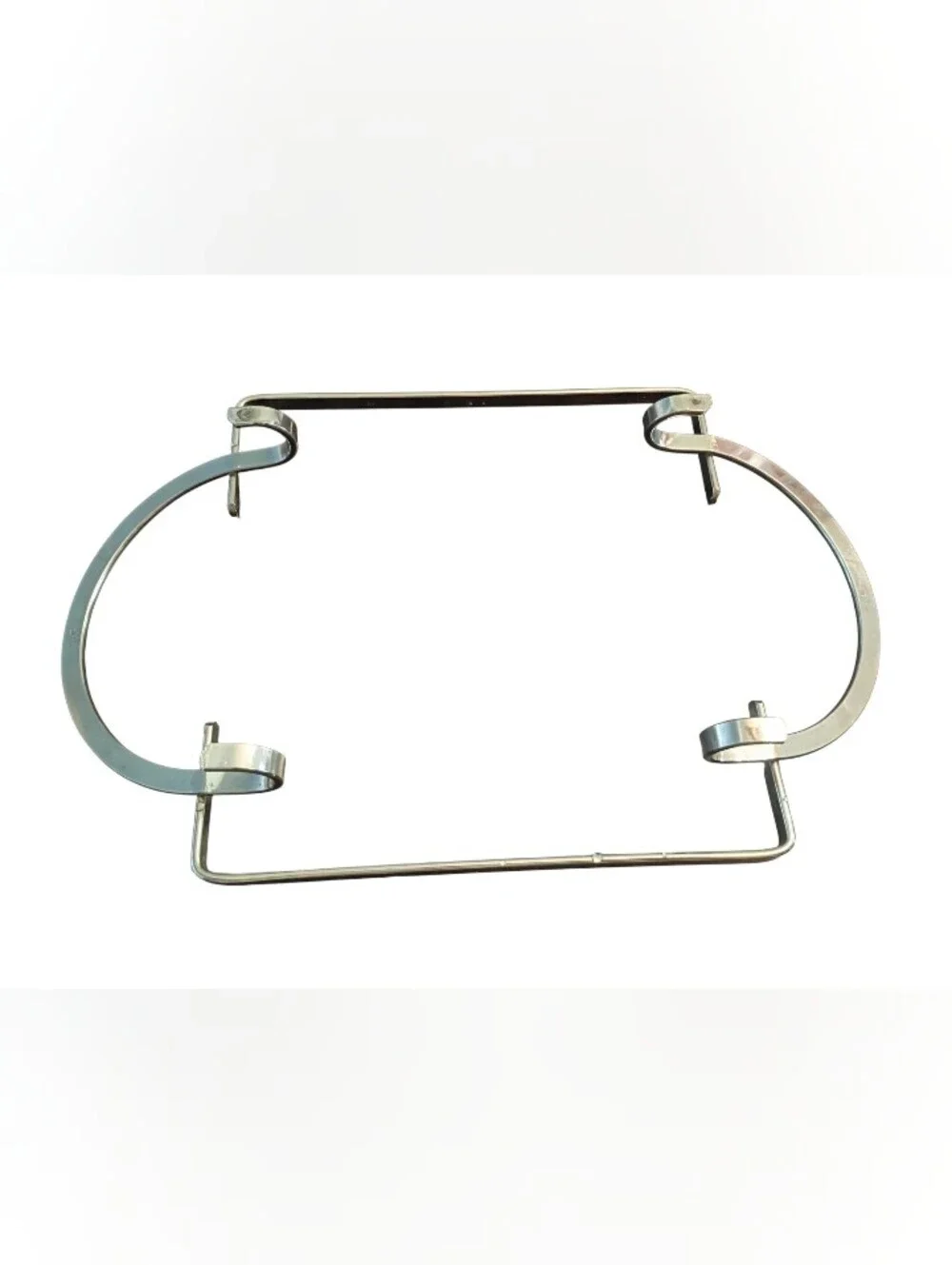 Vintage Art Deco Style Glass And Silver-Plated Footed Bar Tray 13